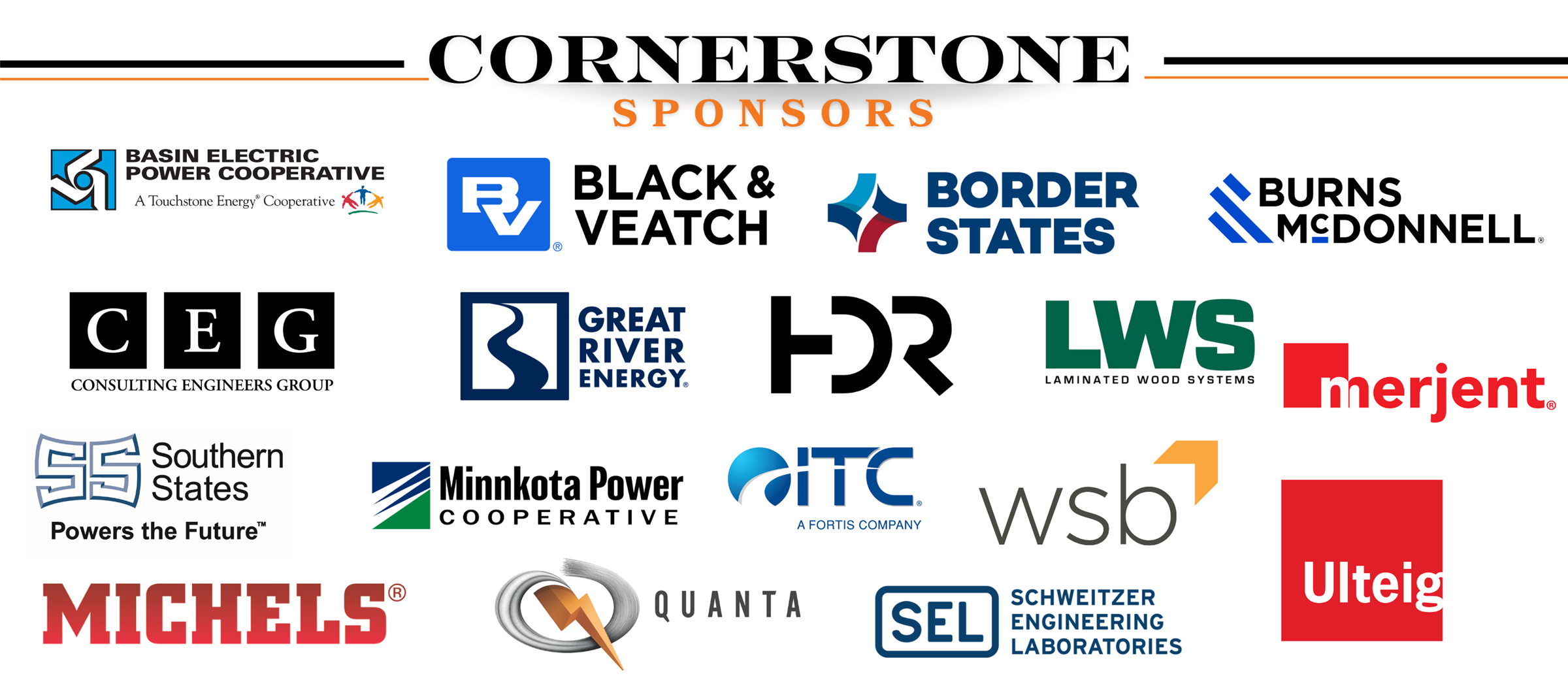 Cornerstone Sponsors